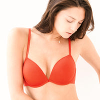 Basic Plunge Light Push Up Bra - BeMe NYC